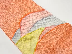 絞り変わり山並み模様名古屋帯